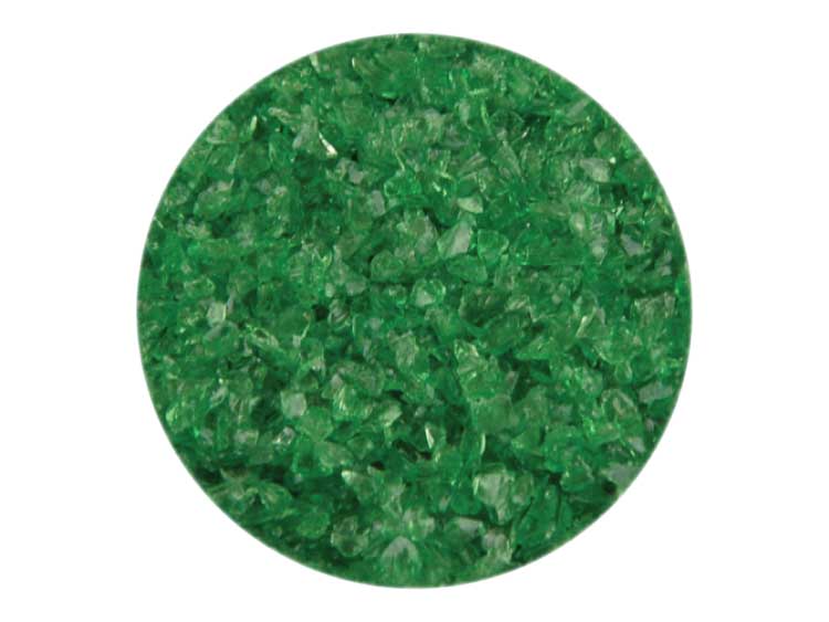 Medium Green Transparent Frit - Medium (Case of 1)