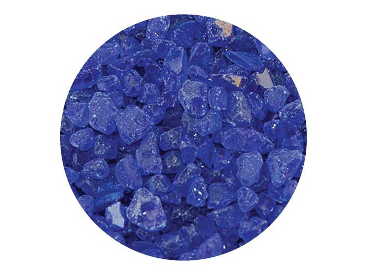 Dark Blue Iridescent Frit - Coarse (Case of 1)