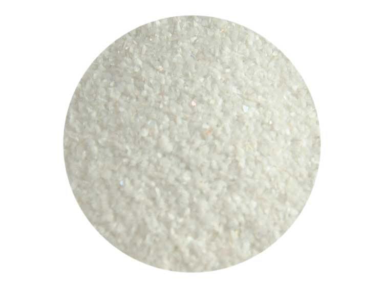 White Iridescent Frit - Fine (Case of 1)