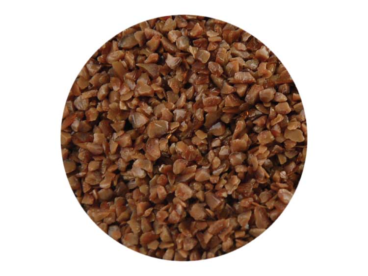 Chestnut Opalescent Frit - Medium (Case of 1)