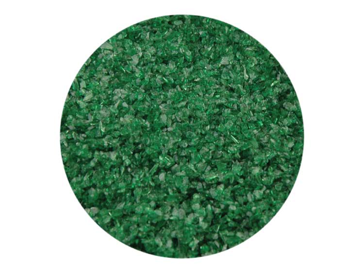 Dark Green Opalescent Frit - Fine (Case of 1)