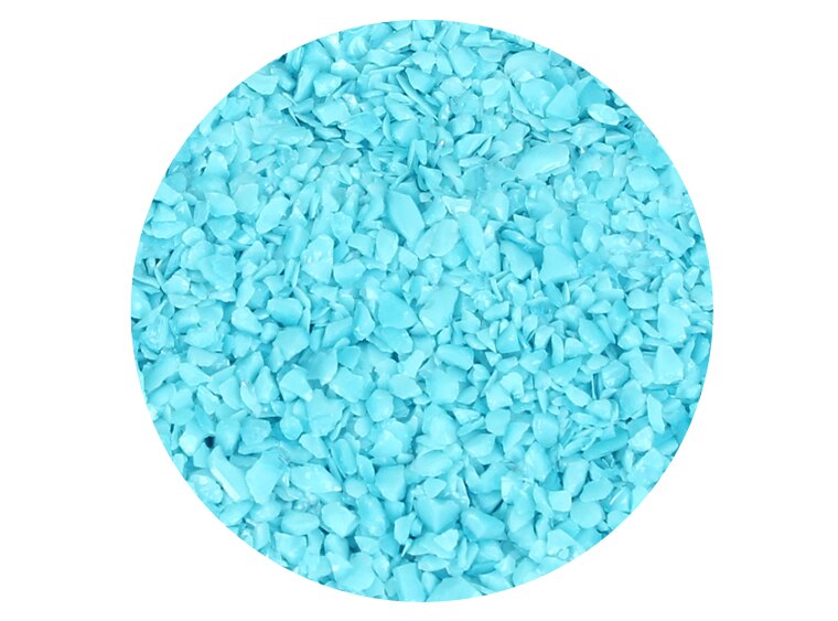 Turquoise Blue Opalescent Frit - Medium (Case of 1)