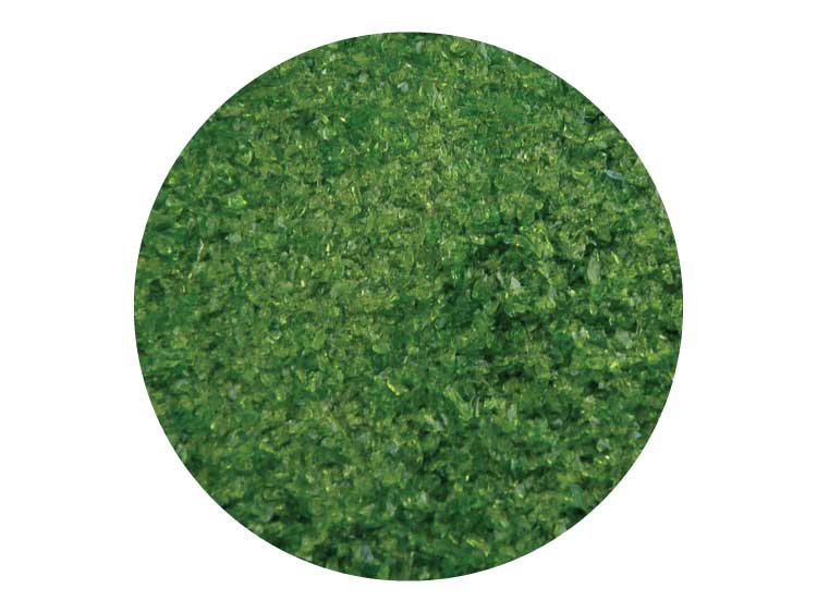 Moss Green Transparent Frit - Fine (Case of 1)