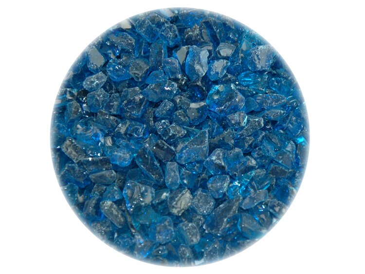 Deep Aqua Transparent Frit - Coarse (Case of 1)