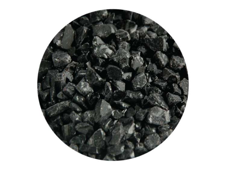 Black Opalescent Frit - Coarse (Case of 1)