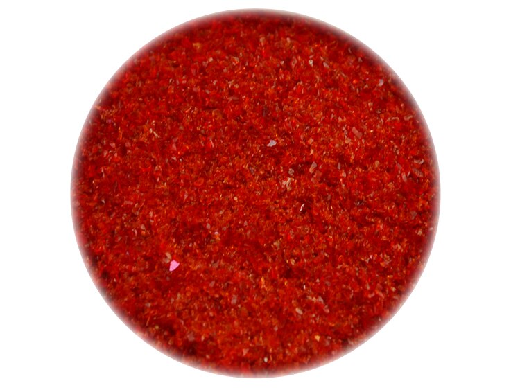 Cherry Red Iridescent Frit - Fine (Case of 1)