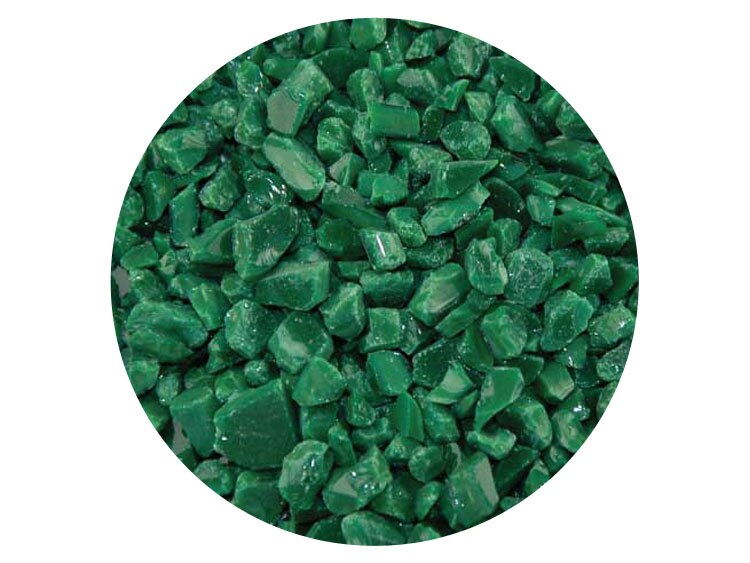 Dark Green Opalescent Frit - Coarse (Case of 1)