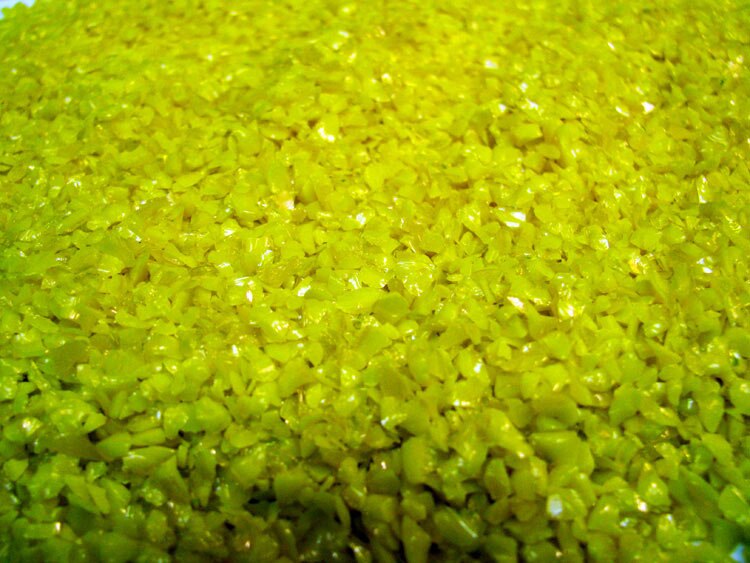 Yellow Opalescent Frit - Medium (Case of 1)