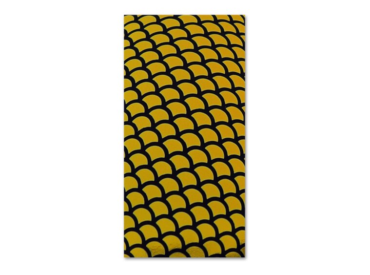 Scale Rainbow Pattern On Black (Case of 1)