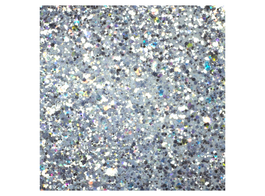 Silver Moon Glitter Acrylic (Case of 1)