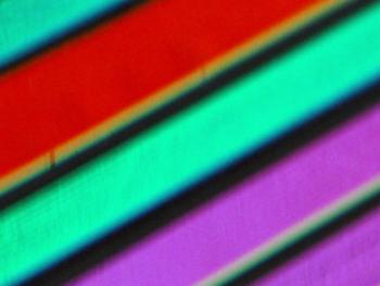 Rainbow Black Noodles - Dichroic Glass (Case of 1)