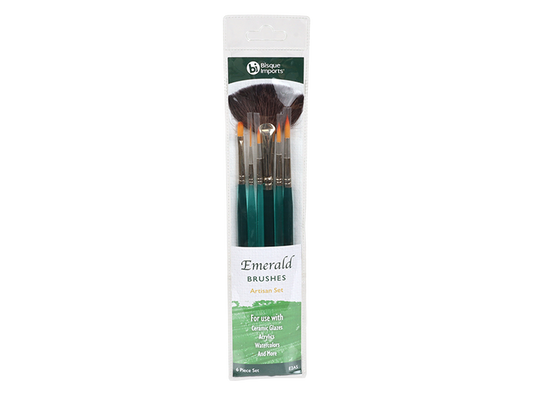 Emerald Artisan Brush Set (Case of 1)