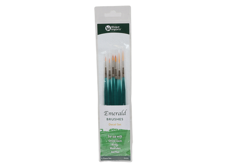 Emerald Detail Brush Set (Case of 1)