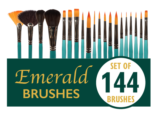 Emerald Brush Set 144 (Case of 1)