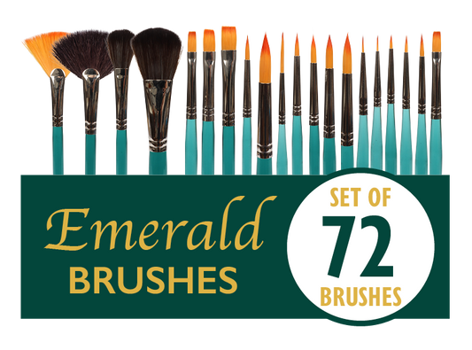 Emerald Brush Set 72 (Case of 1)