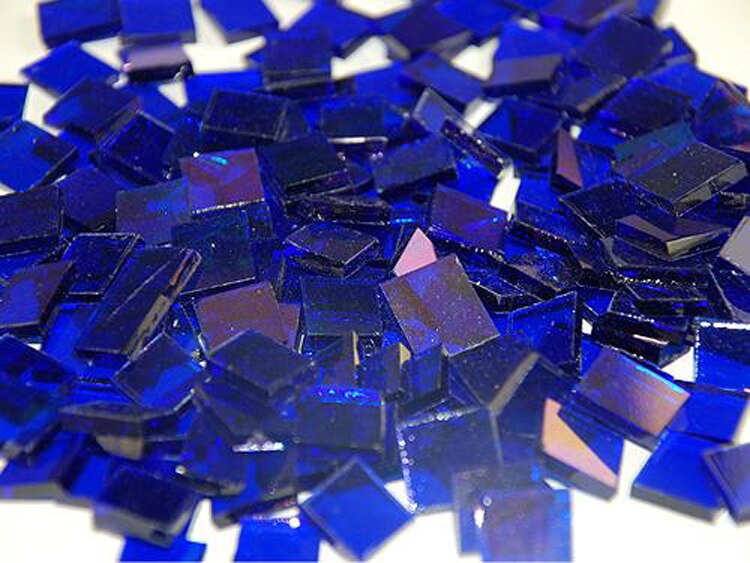 Dark Blue Iridescent Bits (Case of 1)