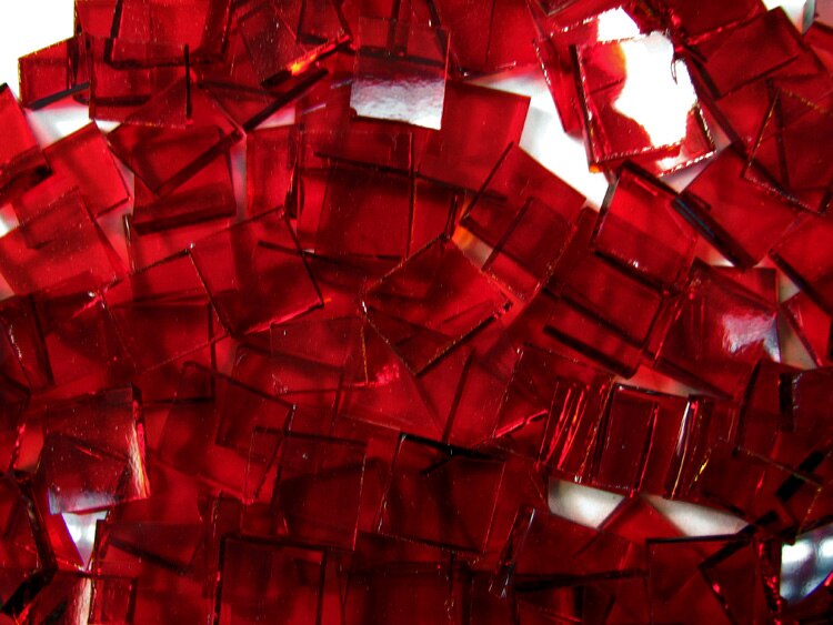Cherry Red Transparent Bits (Case of 1)