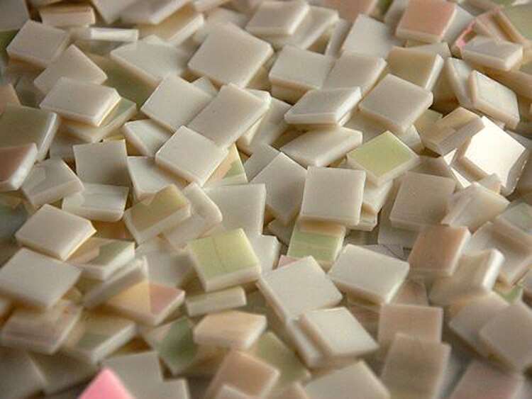 White Iridescent Bits (Case of 1)
