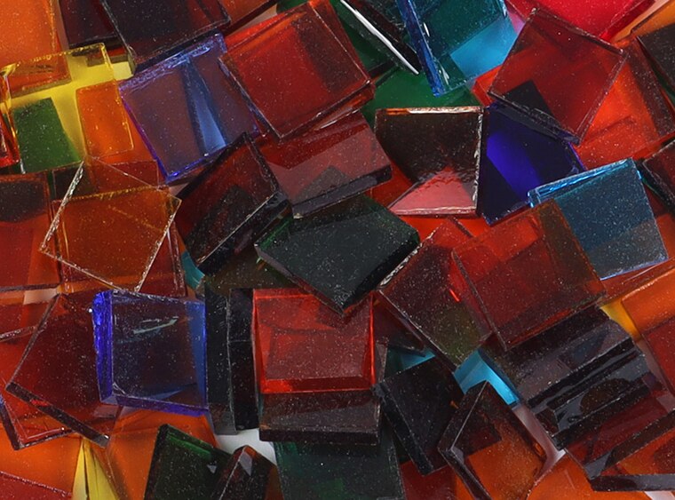 Transparent Assorted Glass Bits (Case of 1)