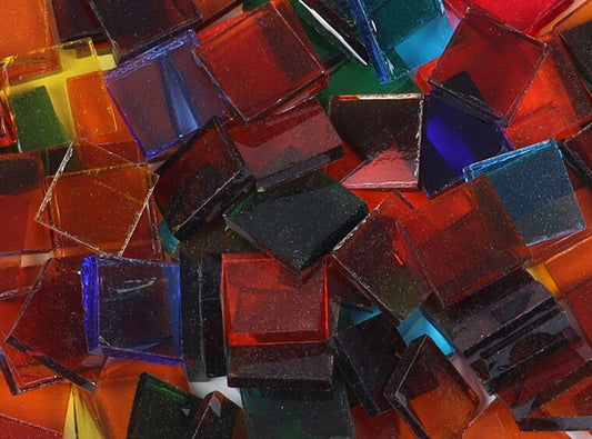Transparent Assorted Glass Bits (Case of 1)