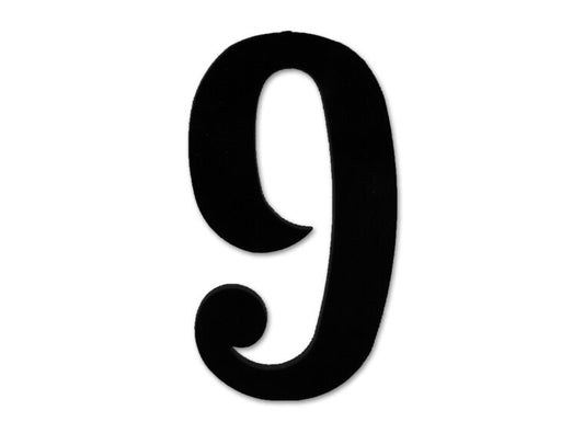Number 9 Glass Design (Case of 1)