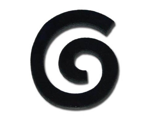 Black Iridescent Spiral CutUp (Case of 1)