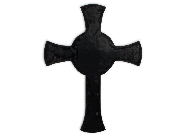 Black Celtic Cross Glass Design Medium (Case of 1)