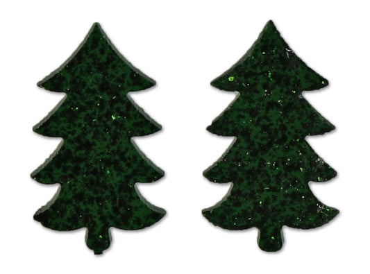 Small Aventurine Green Tree Glass Design (Case of 1)