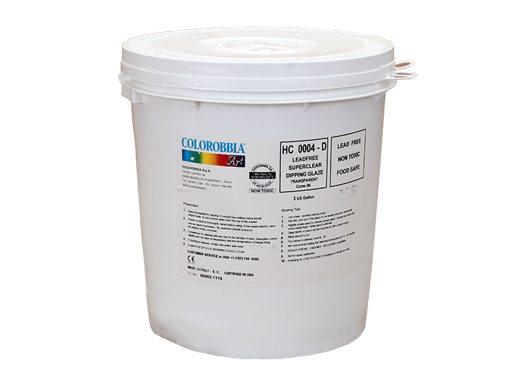 Lead Free Super Clear Dipping Glaze - 3 Gal (Case of 1)