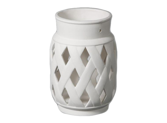 Bisque Lattice Lantern (Case of 4)