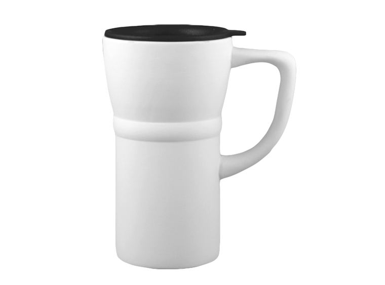 Bisque Travel Mug With Lid (Case of 4)
