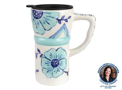 Bisque Travel Mug With Lid (Case of 4)