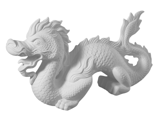 Bisque Asian Dragon (Case of 1)