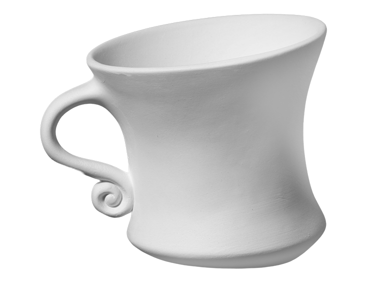 Bisque Dancing Tea Cup (Case of 6)