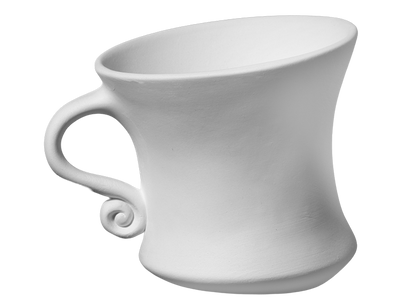 Bisque Dancing Tea Cup (Case of 6)