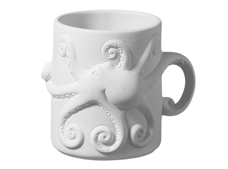 Bisque Octopus Mug (Case of 6)