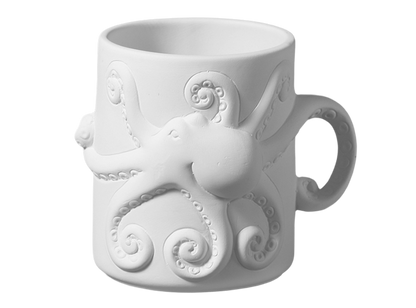 Bisque Octopus Mug (Case of 6)