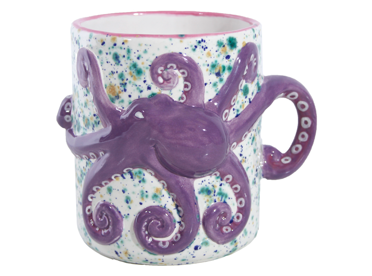 Bisque Octopus Mug (Case of 6)