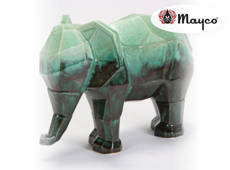 Bisque Faceted Elephant (Case of 2)