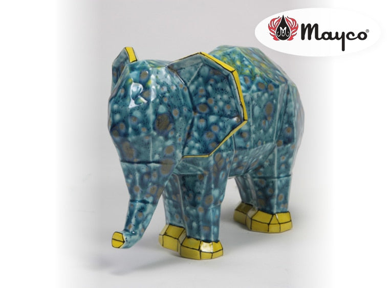 Bisque Faceted Elephant (Case of 2)