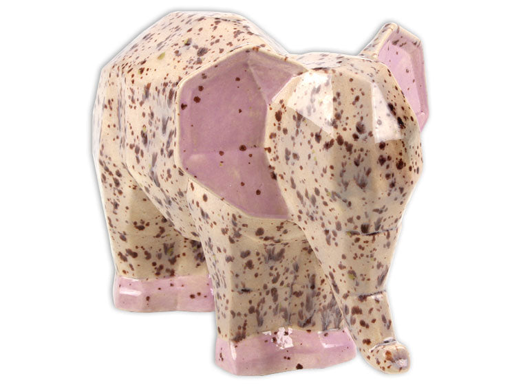 Bisque Faceted Elephant (Case of 2)