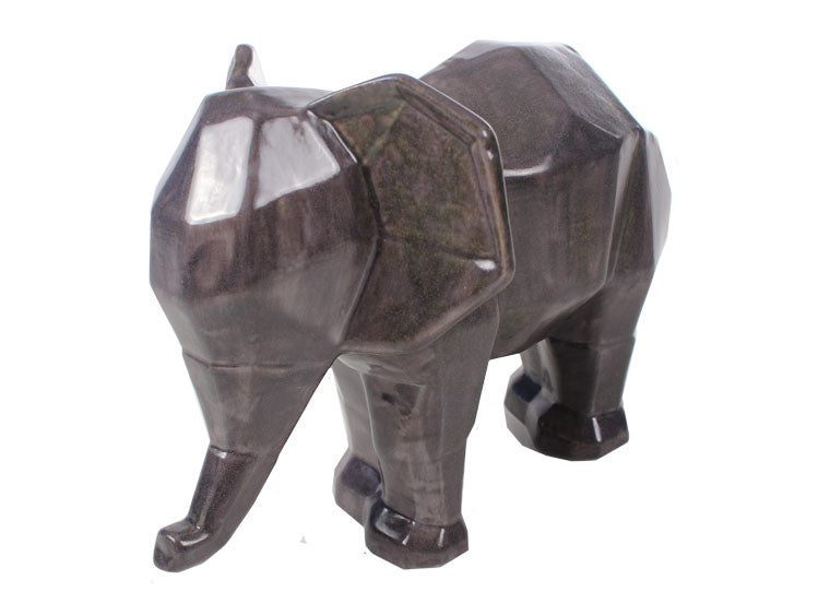 Bisque Faceted Elephant (Case of 2)