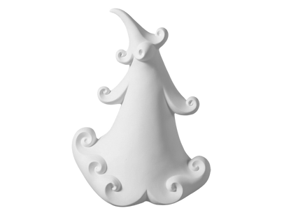 Bisque Jolly Christmas Tree (Case of 1)