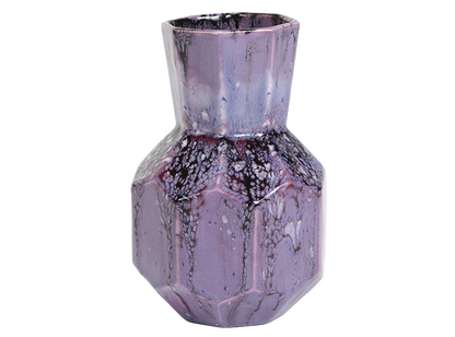 Bisque Faceted Bud Vase (Case of 4)