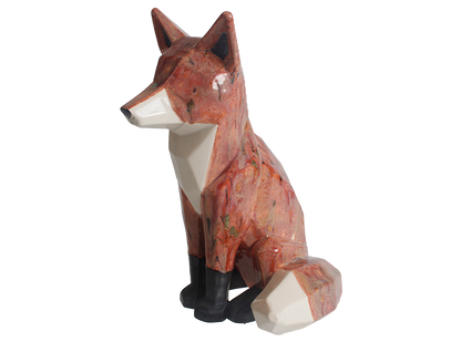 Bisque Faceted Fox (Case of 2)