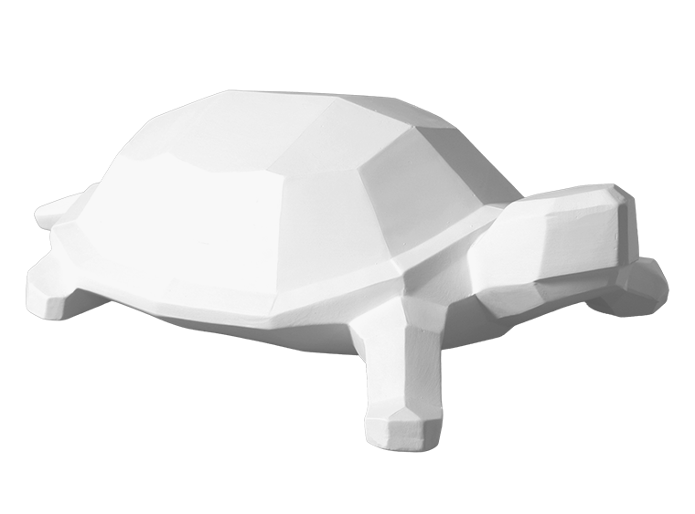 Bisque Faceted Turtle (Case of 2)