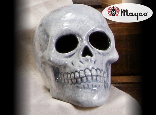 Bisque Faceted Skull (Case of 2)