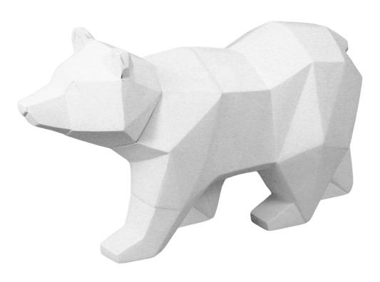 Bisque Faceted Bear (Case of 2)