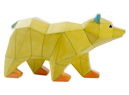 Bisque Faceted Bear (Case of 2)