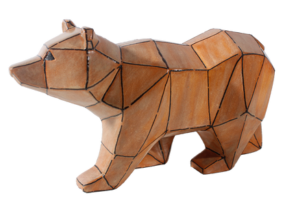 Bisque Faceted Bear (Case of 2)